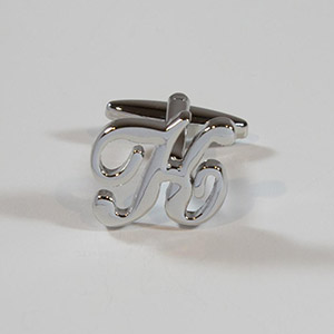 Gemelli Cufflink Letter K 100% Ottone